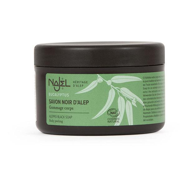 Savon noir d'Alep et eucalyptus gommage corps 200ml