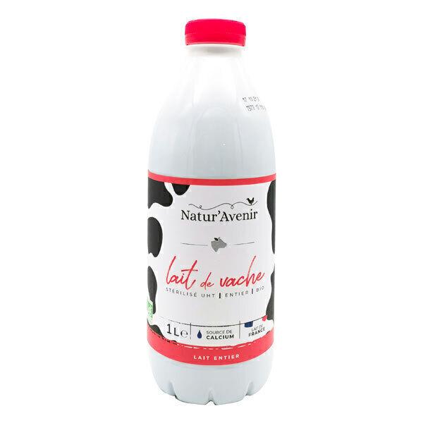 Lait de vache UHT entier 1L