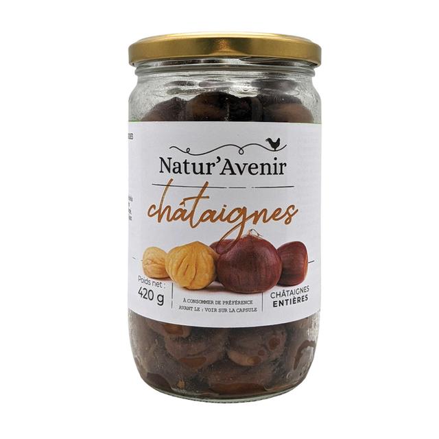 Châtaignes entières pelées 420g