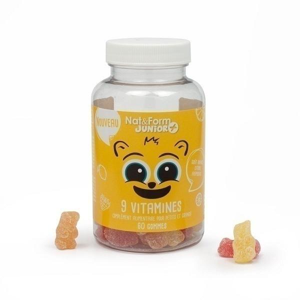 Gummies 9 vitamines enfants x 60