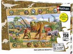 Puzzle Les espèces de dinosaures 150 pcs