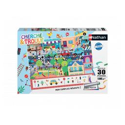 Nathan Puzzle cherche et trouve 30 pieces - en ville