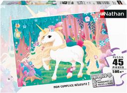 Puzzle Jolie licorne 45 pcs