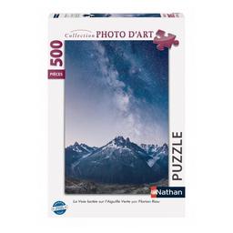 Puzzle 500 p la voie lactée sur laiguille verte