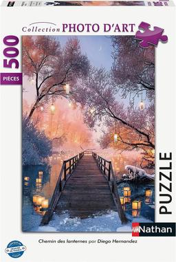 puzzle 500 pieces Chemin de lanternes