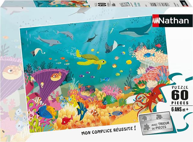 Puzzle 60P les animaux des oceans