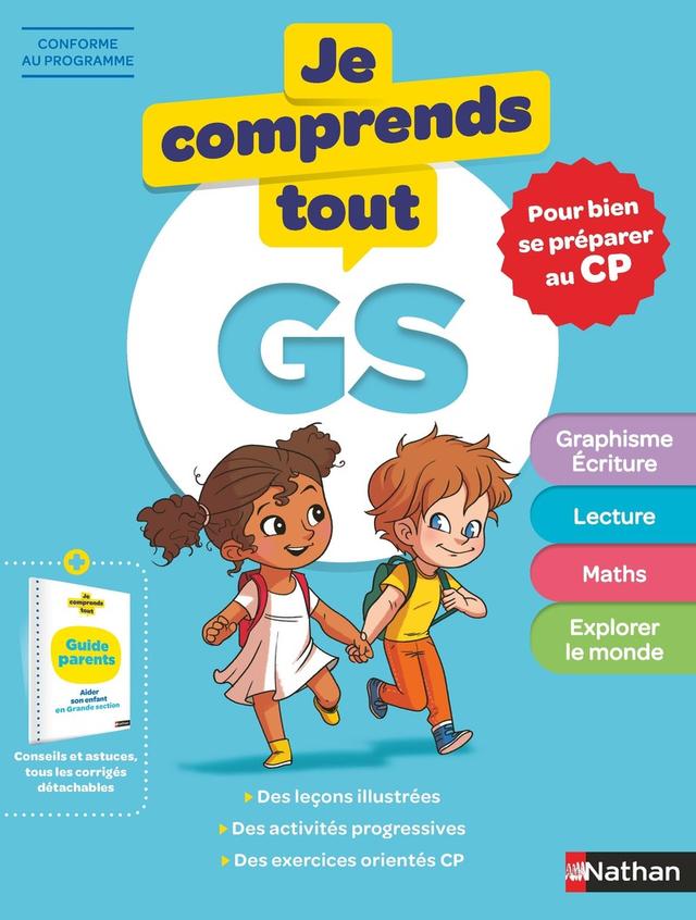 Livre Je comprends tout Grande section - pour se préparer au CP