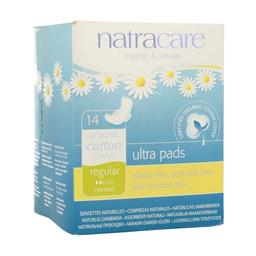 Serviettes ailettes ultra pads normal x14 Natracare