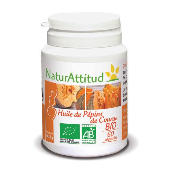 Huile de pépins de courge Bio 60 capsules