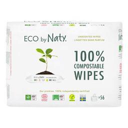 Lot 3 x 56 lingettes bébé compostables éco