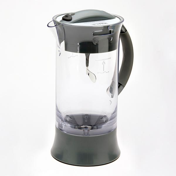 Carafe Vortex pour une eau vivante - grise