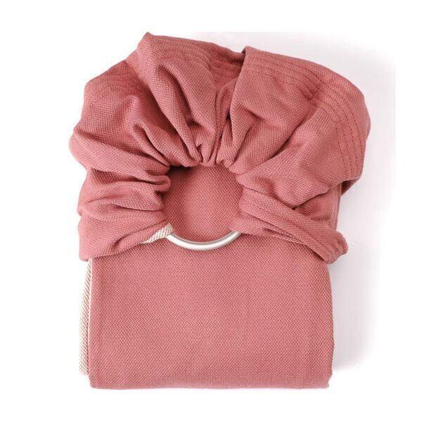 Sling bébé tissé, écharpe sans nœud, Nomade Rose