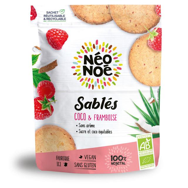 Sablés coco framboise 120g