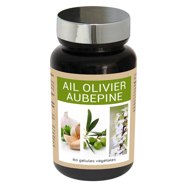 Ail Olivier Aubépine - Cholestérol - 60 gélules