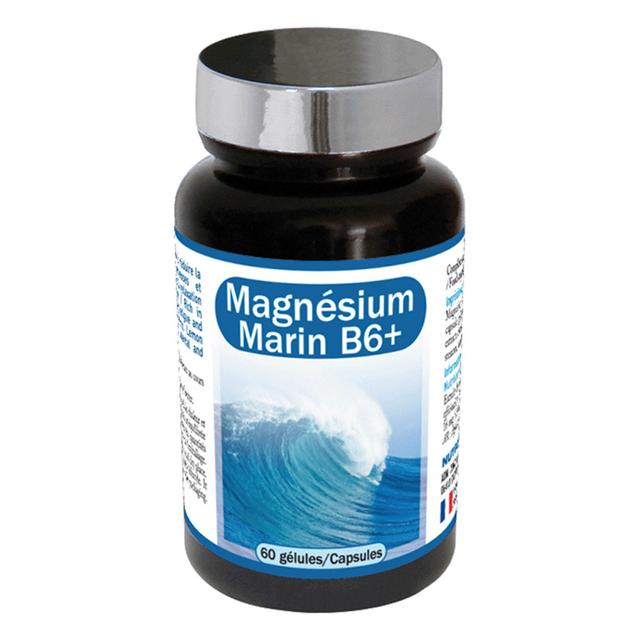 Magnésium Marin B6+ Réduit stress & fatigue - 60 gélules