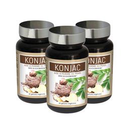 Konjac - Contribue à la perte de poids - 3x60 gélules