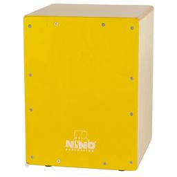 CAJON NINO 33cm, BOULEAU, FACADE JAUNE