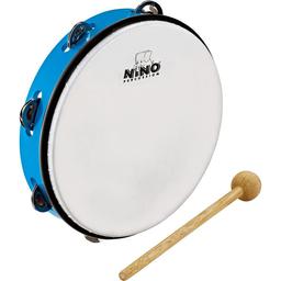 TAMBOURIN NINO ABS 20cm + CYMB, BLEU