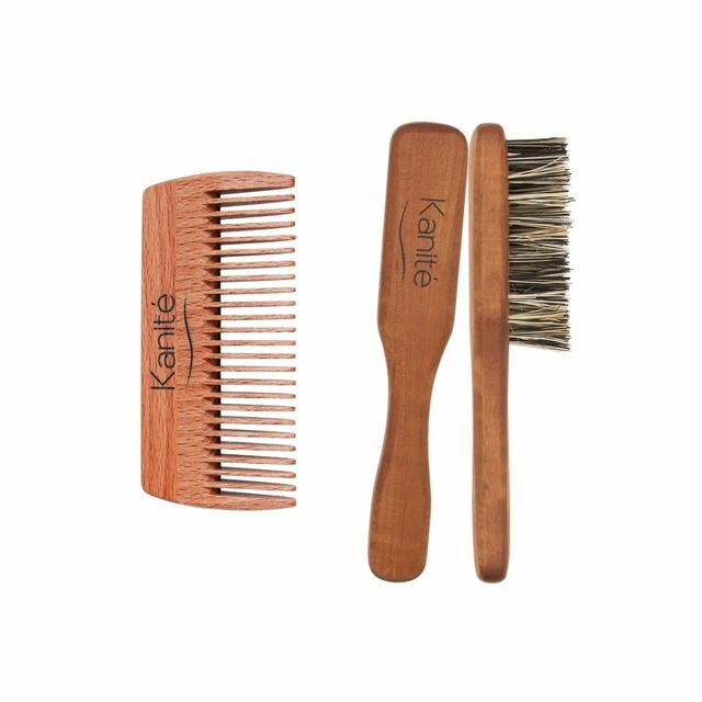 Brosse à barbe avec manche Vegan & 100% naturelle