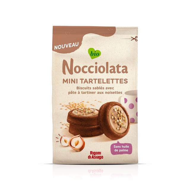 Mini tartelettes fourrées Nocciolata Bianca 250g