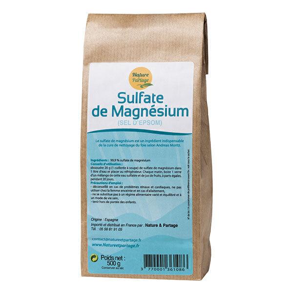 Sulfate de Magnésium (Sel d'Epsom) 500g