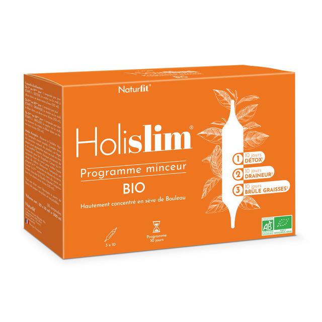 Holislim - Programme minceur 30j -Détox, draine & brûle graisses