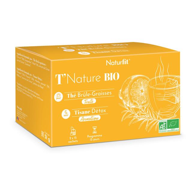 T'Nature BIO - Brûle graisses & Détox - Cure 15j