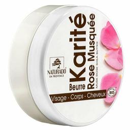 Beurre de Karité Bio à la Rose Musquée 150ml