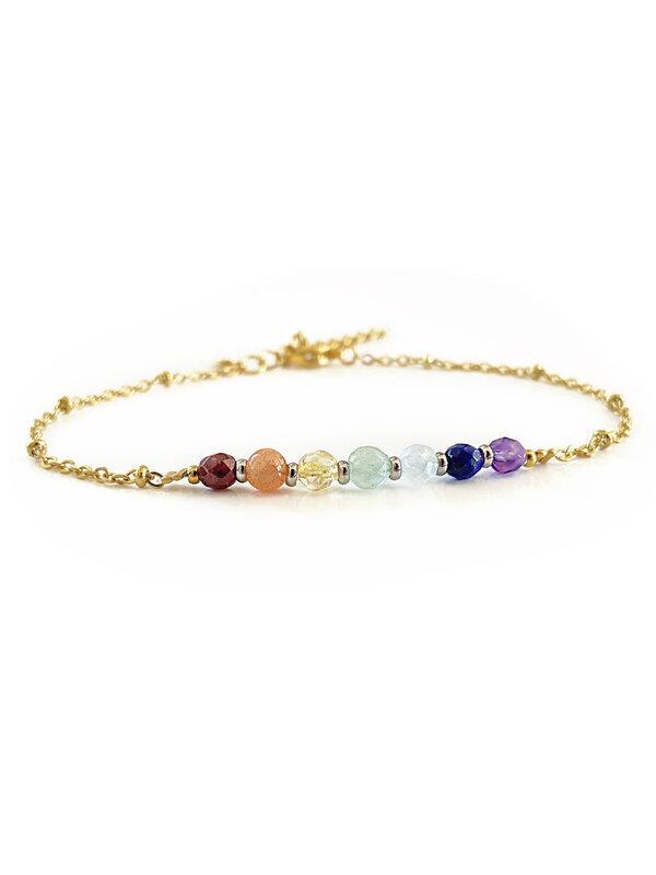 Bracelet points 7 chakras