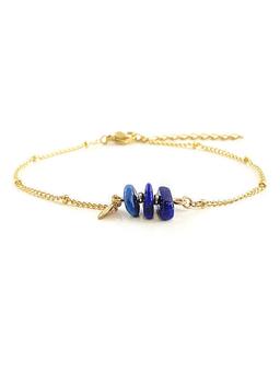 Bracelet chakras pierres lapis lazuli