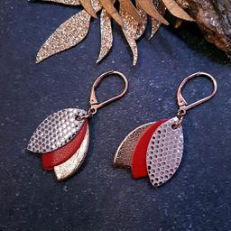 Boucles d'oreilles  CHOUCHOUS Rouge