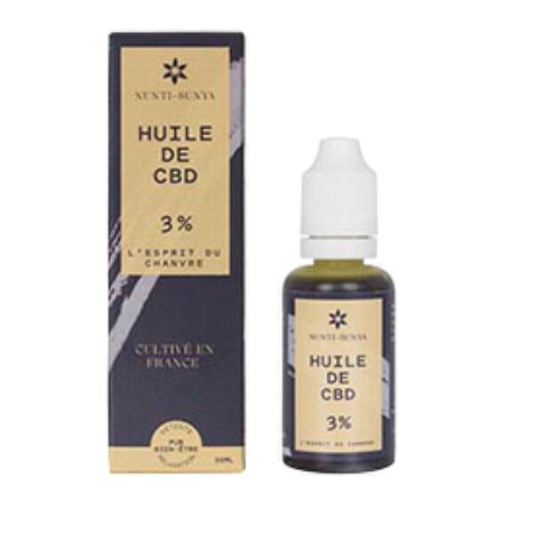 Huile de CBD - extrait 3% - 30ml - Nunti Sunya