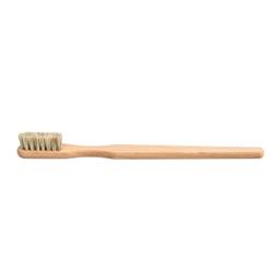 Brosse à dents poils naturels et bois de hêtre poil très souple