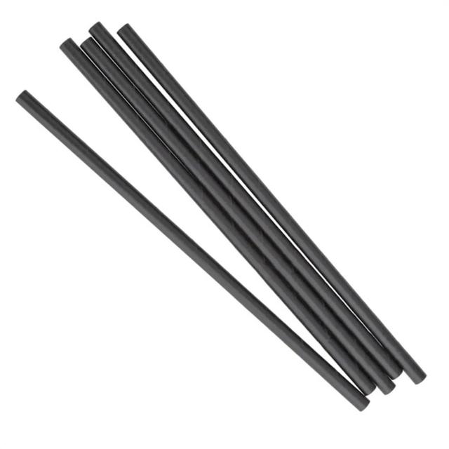 Paille base bois spéciale CHR noir taille standard lot de 6000