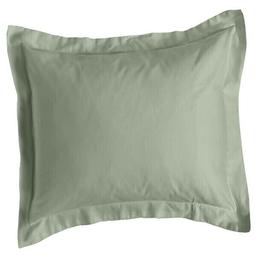 ORGANIC CELADON TAIE 65X65CM VOLANT PLAT DE 5CM + RABAT