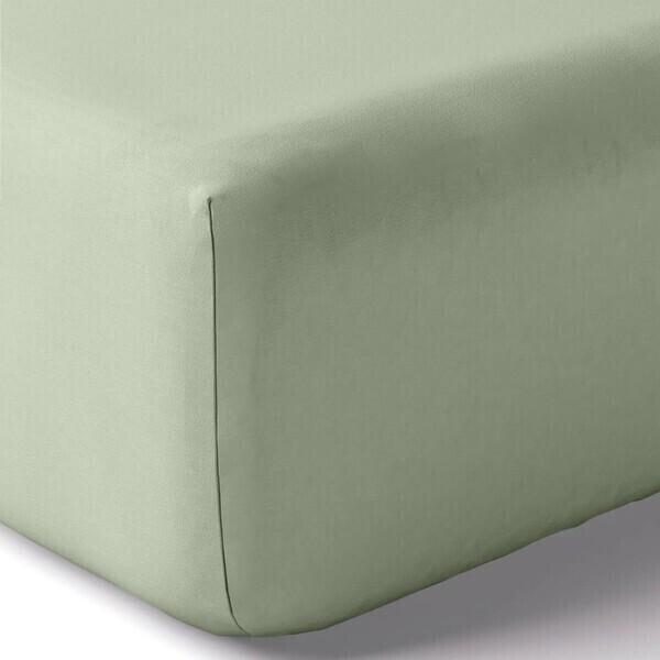 ORGANIC CELADON DRAP HOUSSE BONNET 30CM 140X190CM