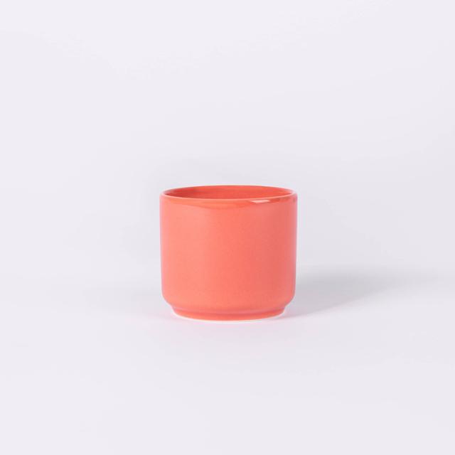 Mug sans anse en porcelaine terra