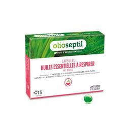 Capsules huiles essentielles à respirer - Dégage nez & sinus