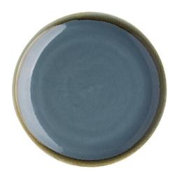 Assiette Plate Ronde Couleur Océan 230 mm - Lot de 6