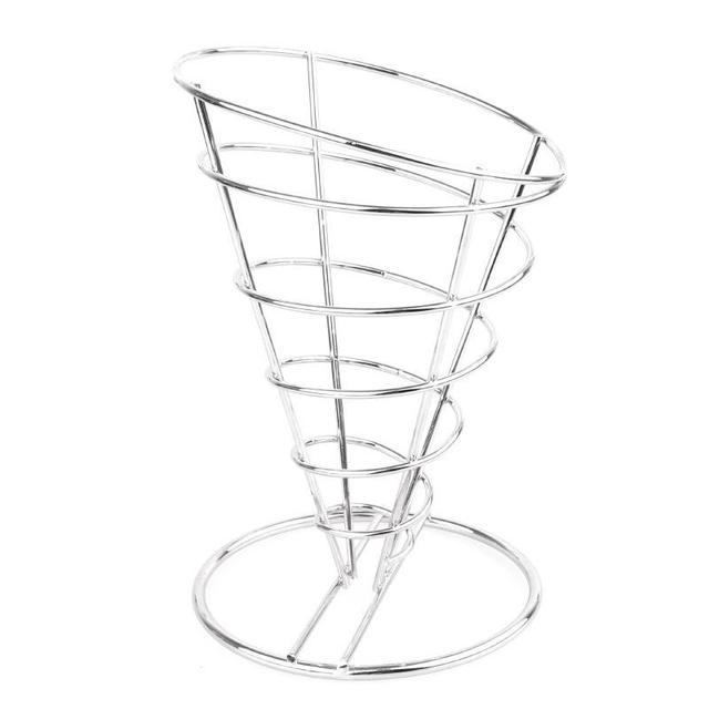 Support inox pour frites H 200 mm - Olympia