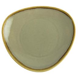 Assiette Triangulaire Couleur Mousse Kiln 280 mm - Lot de 4 - Ol