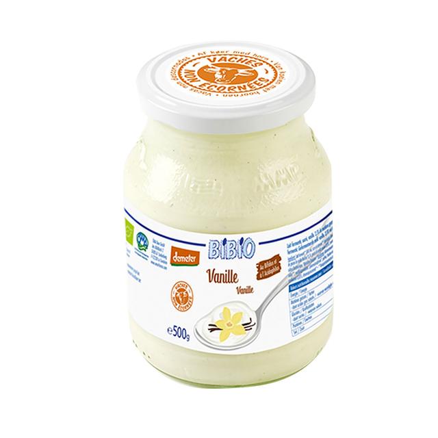 Yaourt au lait entier fermenté vanille 500g