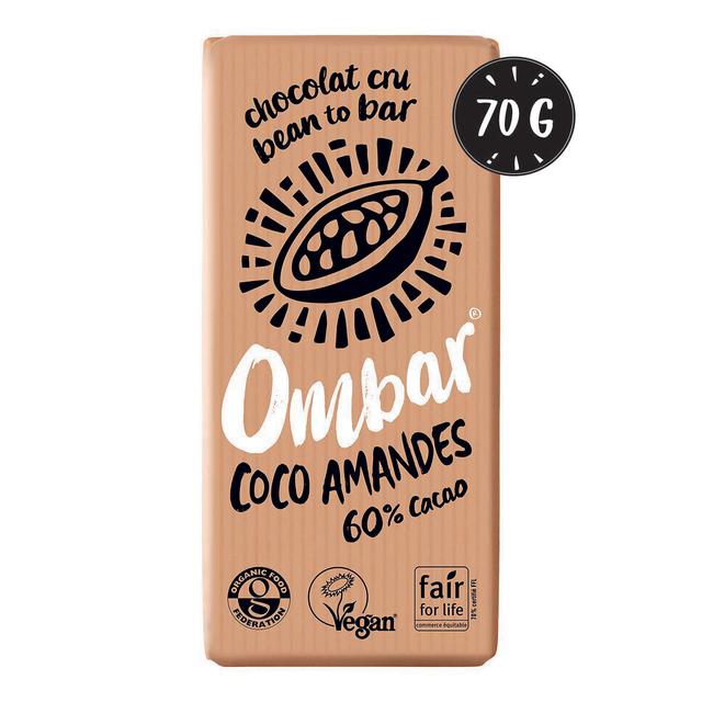 Chocolat Cru Coco - Eclats d'Amandes 70g Bio