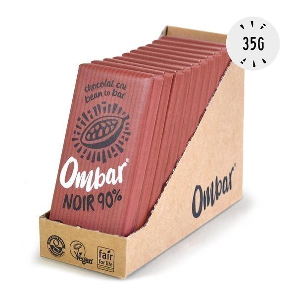 Lot de 9+1 Chocolats Crus 90% Cacao 35g Bio