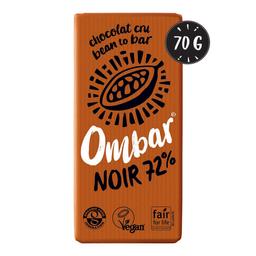 Chocolat Cru 72% Cacao 70g Bio