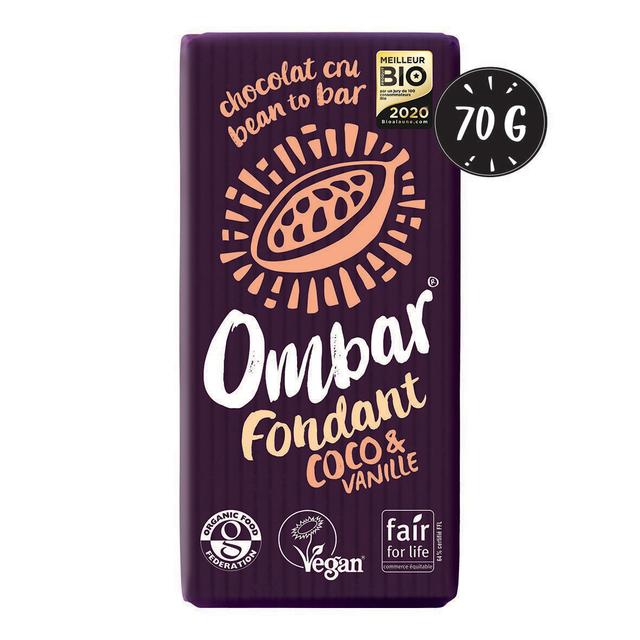 Chocolat Cru Fondant Vanille-Coco 70g Bio