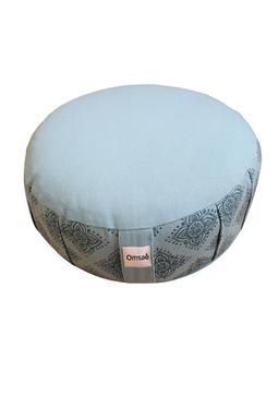 Coussin de Yoga Rond Bleu