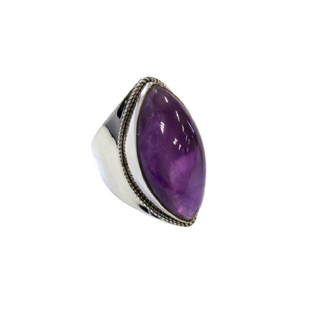 Bague Améthyste Argent 925 Méthystos T52