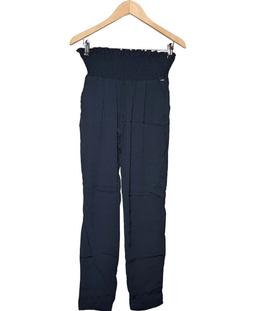 pantalon slim femme IKKS 36 - T1 - S Bleu