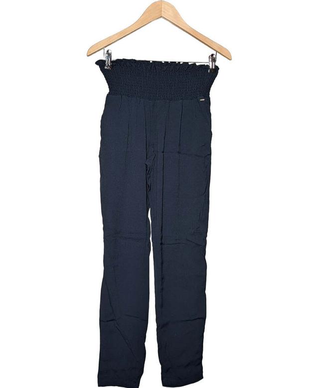 pantalon slim femme IKKS 36 - T1 - S Bleu